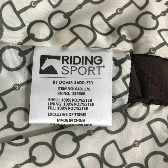 Riding Sport Annie Equestrian Horseback riding Brown Quilted Vest Women’s size S - Picture 9 of 11